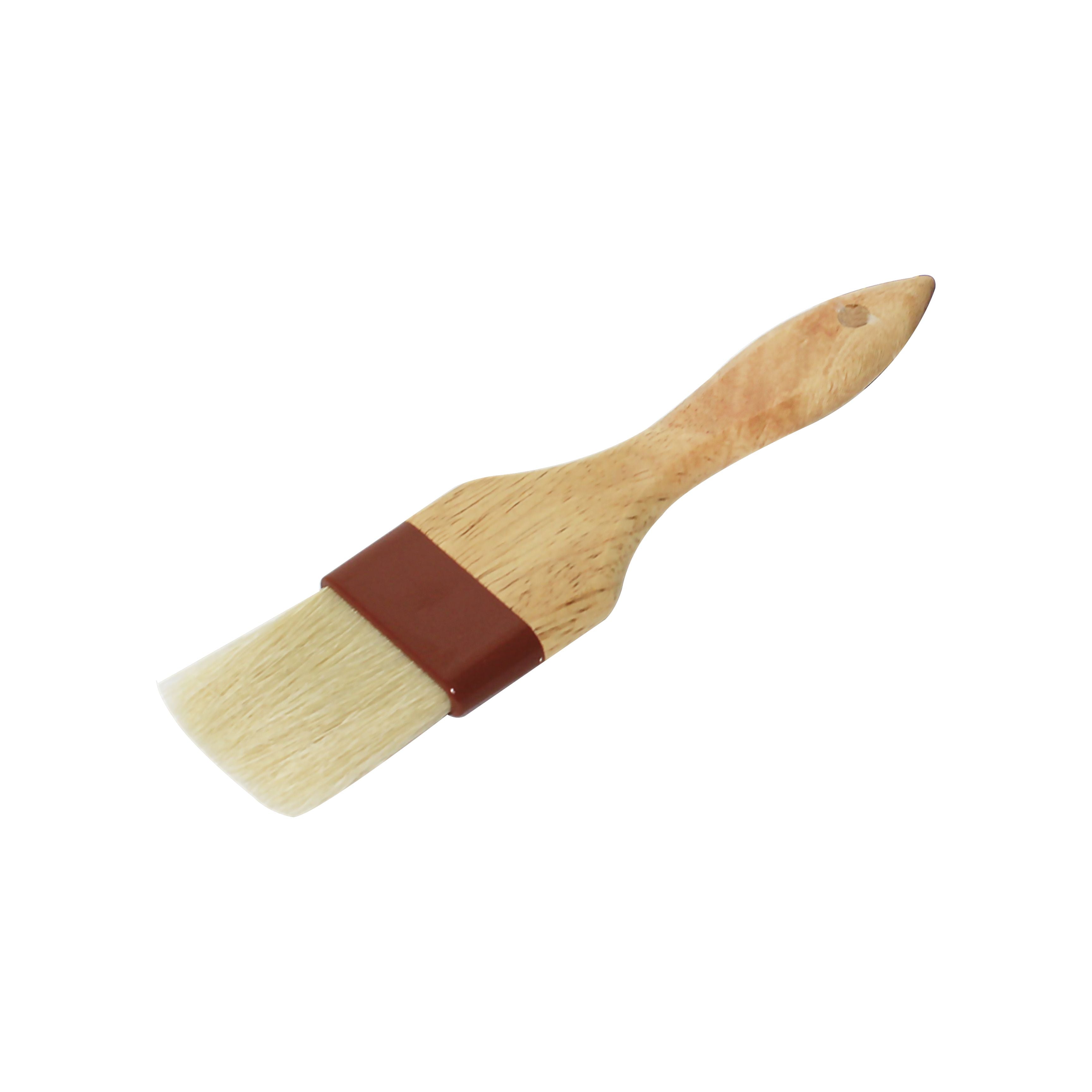 Thunder Group WDPB003 2-Inch Flat Boar Bristles with Wooden Handle
