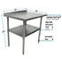 BK Resources (VTTR-3030) 30" X 30" T-430 18 GA Table Stainless Steel Top 1.5" Riser